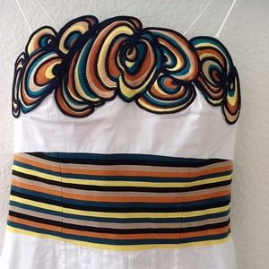 Catherine Malandrino White Midi Dress